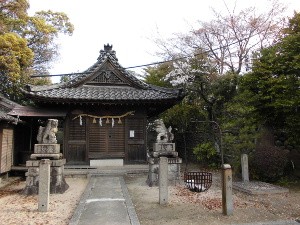 160409_恵方神社と葉桜